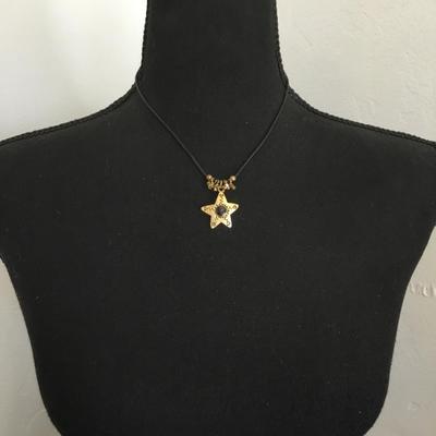 Vintage star necklace