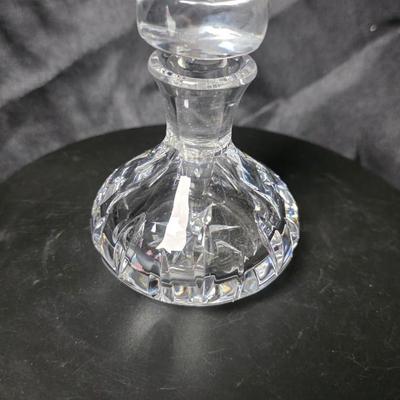 Marquis by Waterford Crystal Perfume Bottle with Stopper – Starburst Cut Clear Vanity Decanter