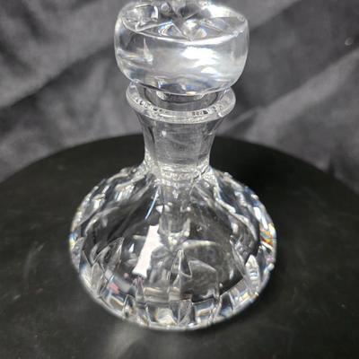Marquis by Waterford Crystal Perfume Bottle with Stopper – Starburst Cut Clear Vanity Decanter