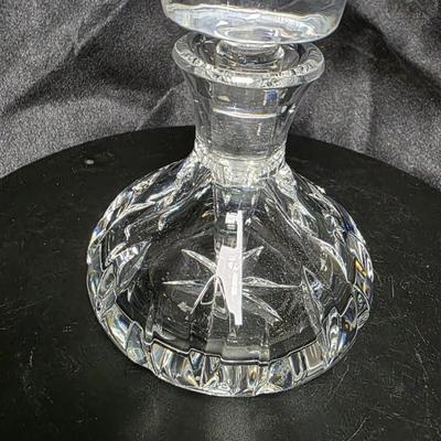 Marquis by Waterford Crystal Perfume Bottle with Stopper – Starburst Cut Clear Vanity Decanter