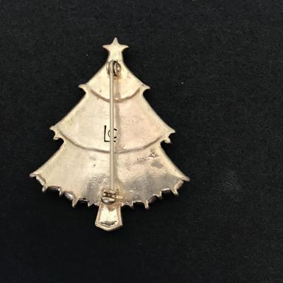 Sale Photo Thumbnail #95: Very nice Vintage LC Christmas Brooch 
Please see attached photos