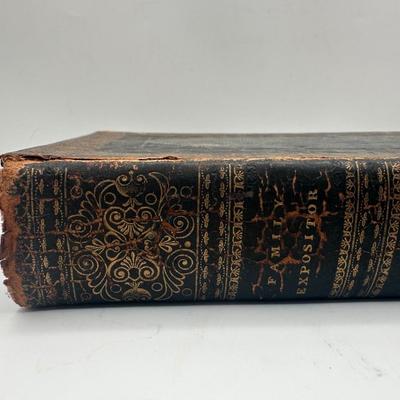 1807 Family Expositor of the New Testament – Philip Doddridge – Vol. I – Leather Bound