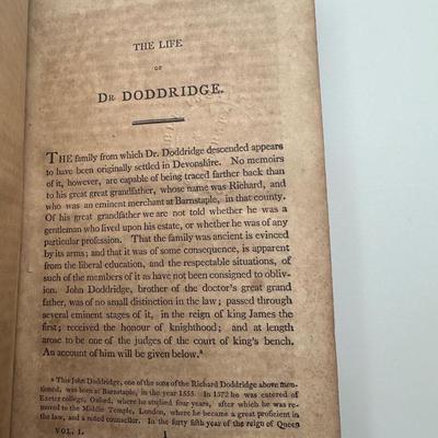 1807 Family Expositor of the New Testament – Philip Doddridge – Vol. I – Leather Bound