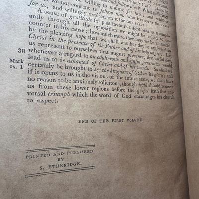 1807 Family Expositor of the New Testament – Philip Doddridge – Vol. I – Leather Bound