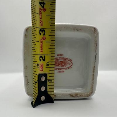 Pair of Japanese Imari Porcelain Square Vases