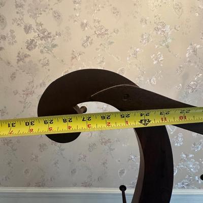 Antique Wooden Hall Tree with Mirror and Umbrella Stand