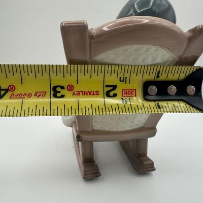 Lladró Porcelain Figurine – Girl in Rocking Chair with Doll