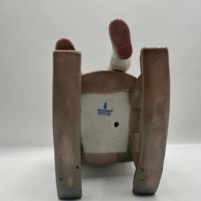 Lladró Porcelain Figurine – Girl in Rocking Chair with Doll