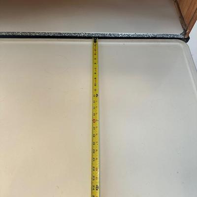 1930s Hoosier Oak Kitchen Cabinet with Porcelain Top