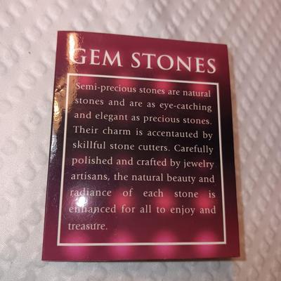 GEM STONE CROSS PENDANTS