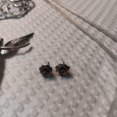 SILVER-TONE FASHION JEWELRY