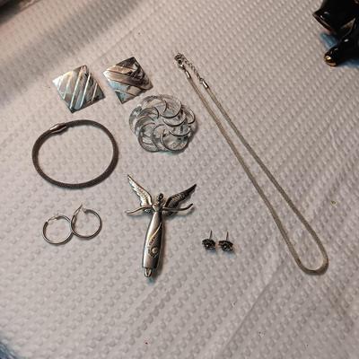 SILVER-TONE FASHION JEWELRY