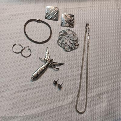 SILVER-TONE FASHION JEWELRY