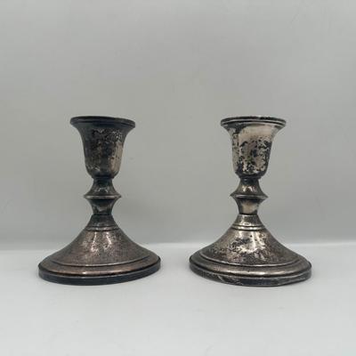 Towle Sterling Silver Weighted Candlesticks
