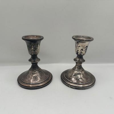 Towle Sterling Silver Weighted Candlesticks