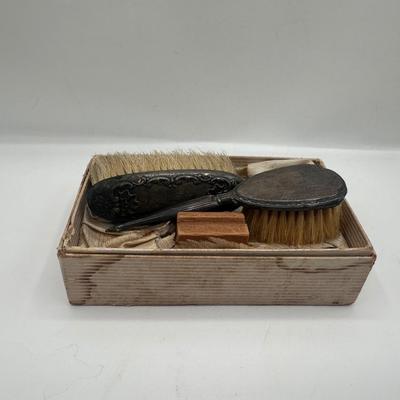 Antique Sterling Silver Vanity Brush Set