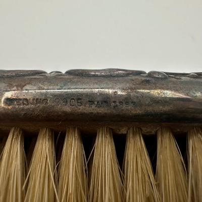 Antique Sterling Silver Vanity Brush Set