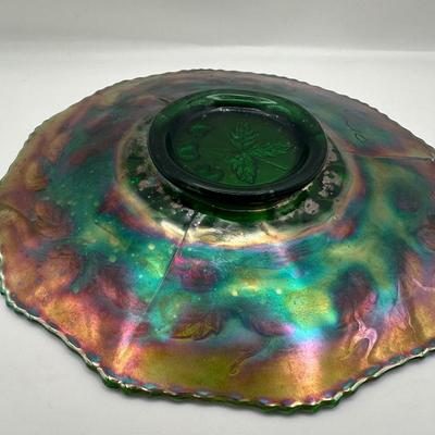 Vintage Fenton Carnival Glass Fruit Plate