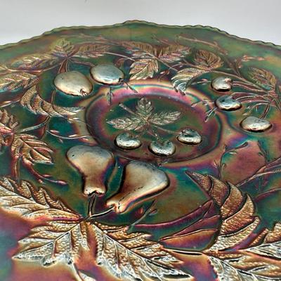 Vintage Fenton Carnival Glass Fruit Plate