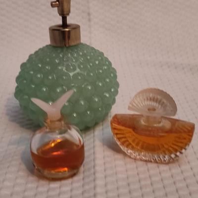 VTG REFILLABLE PERFUME BOTTLE, AVON RARE HOLD AND PAILA KENT REDKIN MINI COLOGNE DROPPER BOTTLE