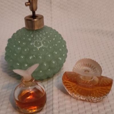 VTG REFILLABLE PERFUME BOTTLE, AVON RARE HOLD AND PAILA KENT REDKIN MINI COLOGNE DROPPER BOTTLE