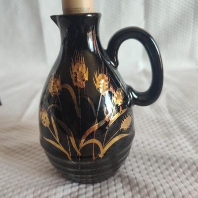 ASIAN FIGURINES AND HAND PAINTED JUG