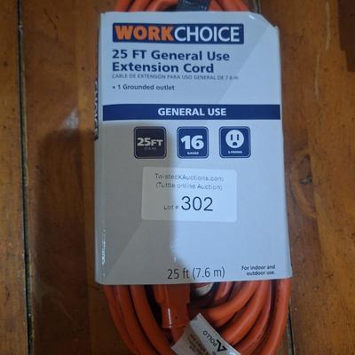 25ft general use extension cord