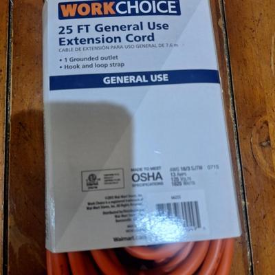 25ft general use extension cord