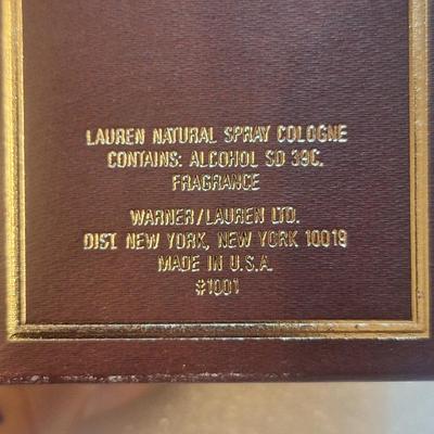 Lauren Ralph Lauren Natural Spray cologne- vintage bottle full