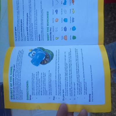 Uh Oh Hippo Munchy memory game