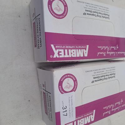 2 boxes of medical exam gloves-No latex