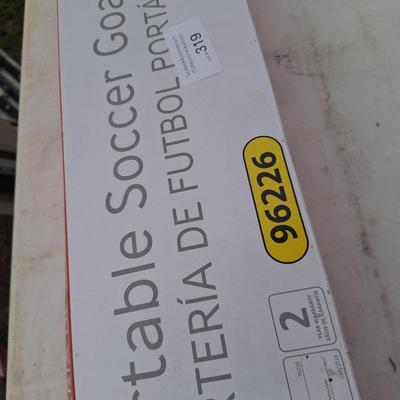 portable soccer goal new in box