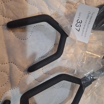 wall brackets to hold or display a rifle or shotgun