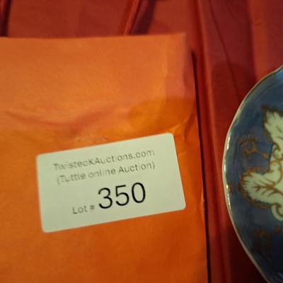 Vintage anrnart import demitasse teacup and saucer-made in Japan