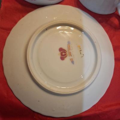 collection of bone China teacups and saucers-mismatched