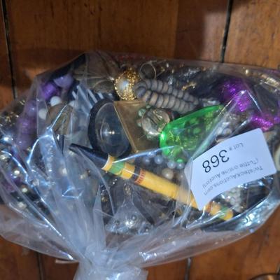 bag of jewelry pieces- broken and mismatched and other