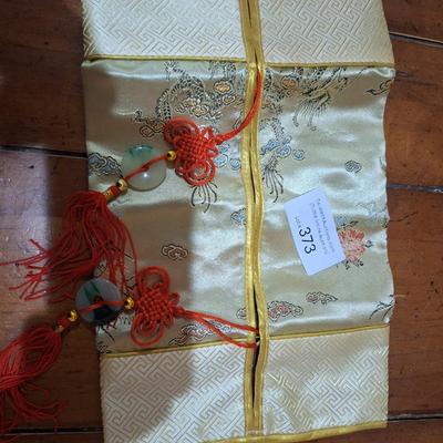 Chinese style embroidered fabric cover -see notes