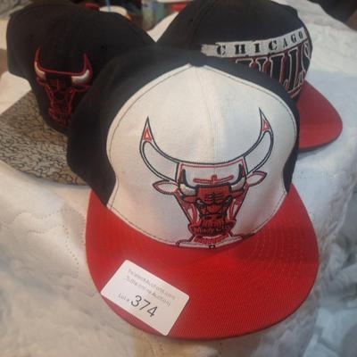 3 Chicago bulls hats