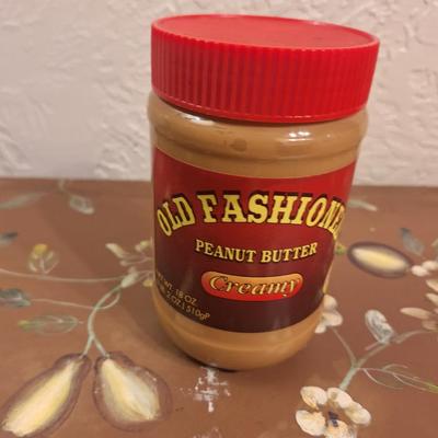 NOT actual peanut butter it's a fake jar to store valuables