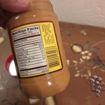 NOT actual peanut butter it's a fake jar to store valuables