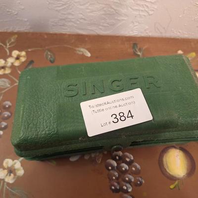 vintage singer buttonholer attachment in original case