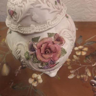 porcelain bisque jar