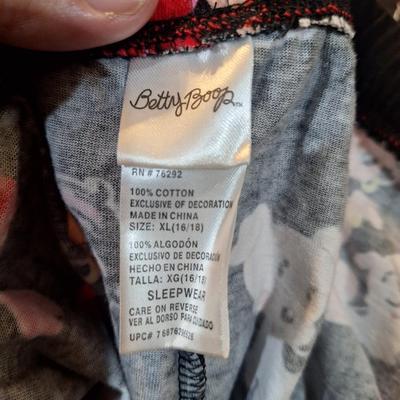 Betty boop size XL pajama pants
