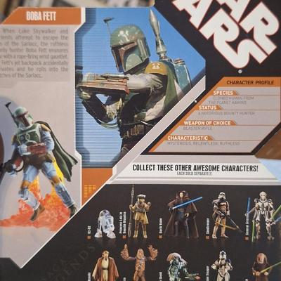 Hasbro Star Wars 30th Anniversary Saga Legends Boba Fett action figure.  New in package