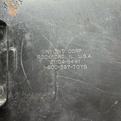 Sale Photo Thumbnail #321: Includes Structo, Tonka, Nylint, and more. Total of nine pieces. There is age and use related wear, and there may or may not be missing accessories. Measurement of longest: 24”L. [VY]