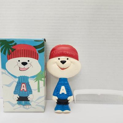 Avon Arch E Bear Brush And Comb Set With Original Box Vintage Avon Childrens Grooming