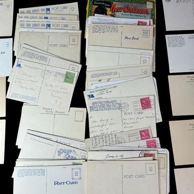 Sale Photo Thumbnail #342: Includes the 1939 World’s Fair, Miami Beach, regional, and more. Total of 30+ cards. There is age related wear, including writing on the business sides. [LD]