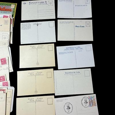 Sale Photo Thumbnail #341: Includes the 1939 World’s Fair, Miami Beach, regional, and more. Total of 30+ cards. There is age related wear, including writing on the business sides. [LD]