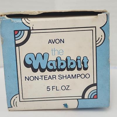 Avon The Wabbit Non Tear Shampoo 5 Fl Oz Character Bottle With Box Vintage Avon