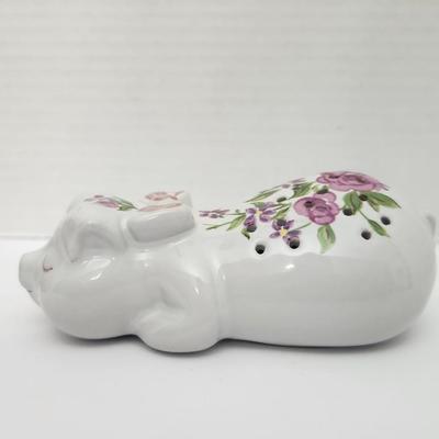 Avon Pampered Piglet Ceramic Pomander With Original Box Vintage Avon Collectible
